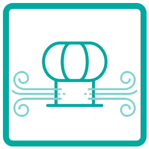 Взривозащитен EX-proof радиален покривен вентилатор Vitlo CRH-ATEX function icon