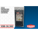 Кабелни връзки HAAN KBB-36.300 черни (100бр./1пакет) thumb image