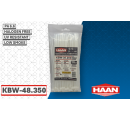 Кабелни връзки HAAN KBW-48.350 бели (100бр./1пакет) thumb image